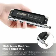 EASTTOP 12Hole Chromatic Harmonica King Dream Mouth Organ Harmonica Key C New US