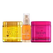 Tyrrel Maxxi Therapy Collagen + Honung Honey + Indian Fig Oil Hair Treatment Kit