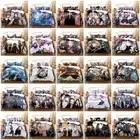 Demon Slayer Doona Quilt Duvet Cover Set Single Double Queen King Size Bedding