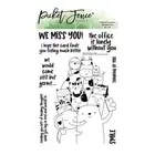 Picket Fence Studios Clear Stamp Set - Animal Crackers: We Miss You*