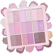 YBUETE 18 Colors Eyeshadow Palette, Matte & Shimmer Eyeshadow, Ultra-Blendable, Waterproof, Long Lasting Eye shadow Makeup Palette, Highly Pigmented Makeup Palette for Women