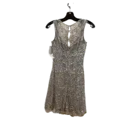 Aidan Mattox Silver Sequin Cocktail Dress - Size 0 - Party Dress
