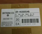 Ortronics - OR-40300548 - Face Plate - Trac Jack - Fog White - Box of 20 SEALED