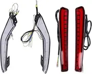 Brilluxa Front Bumper Light, Compatible with Corolla Levin 2019-2020, Car Tail Signal Lamp, Waterproof Bumper Lamp Assembly, Vehicle Lighting Upgrade