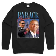 Barack Obama Homage Jumper Sweater Sweatshirt Funny US President Icon 2020 Election 90’s Vintage CrewneckHoodie
