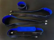 LUIGI GENIUS STRAP BLACK FOR HASSELBLAD/HASSY 500 C/CM/CW,SS CLAMPS,DHL INCLUDED