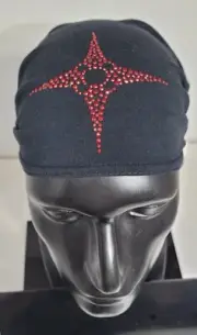 NWT Schampa Doo-Z Headwrap Headband Facemask Rhinestone Red North Star DZ01-S16