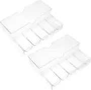 JOINPAYA Piece Poker Chips Organizer Poker Chips Storage Box Lids Rack Tray Container