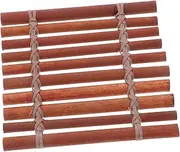 HOMSFOU Bamboo Pan Flute Musical Instrument for Beginners Traditional Chinese Pan Pipe Woodwind Flute for Miniature Landscapes Unique present Idea Stylish Weaving Design