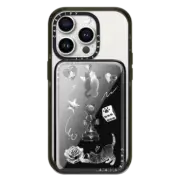 PowerThru Power Bank Slim Power Bank MagSafe Compatible Black Chess Cat