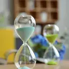 5/15 Minutes Sandglass Timer Sand Clock Hourglass Kitchen Timer Educational Toy