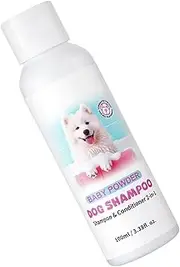 Dog Shampoos & Conditioners - 100ml Puppy 2 in 1 Deep Cleansing Shampoo and Conditioner,Pet Grooming Supplies, Rich Delicate Foam for Bunny, and Ferrets