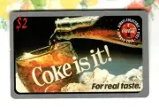 SPRINT Coca-Cola, For Real Taste Coke is it ( 1995 ) Phone Card ( $0 - EXPIRED )