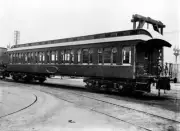 Pullman Bar No 13 Midland Railway 1877 Train Old Photo
