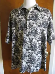 Tommy Bahama men’s silk colored short sleeve button summer shirt size xlarge NWT