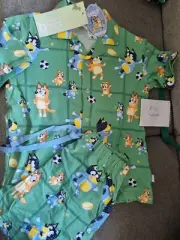 BNWt Peter Alexander Bluey PJ Set Size Kids 7/8