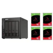 QNAP 453E 4-Bay NAS with 4X 10TB NAS HDD Bundle [BDLQNP453E95]