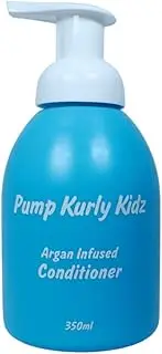 Kurly Kidz Argan Infused Conditioner For No Tears Bath Time - Pump Haircare