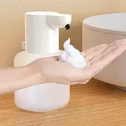 Automatic Foam Soap Dispenser, 420ML Infrared Hand-Free Touchless Soap Dispenser, Dish Liquid Shampoo Rechargeable Auto Hand Soap Dispenser (Foam)