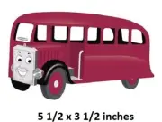 Red Bertie the Bus Wall Decal Thomas & Friends Tank Train Sticker Peel Stick Art