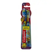 Colgate Kids Minions Manual Suction Cup Toothbrush 2 Count Extra Soft 5+ Age