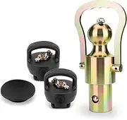 Puck System Gooseneck Hitch Kit GNXA2061 Compatible with Ford Chevrolet GMC Nissan Trucks - 30000 lbs, 2-5/16-Inch Ball - Black