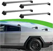 Aluminum Roof Rail Rack Cross Bar Crossbar Compatible for Tesla Cybertruck 2024 2025