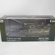 Freedom Brigade Die-Cast Military Battle Tank Woodland Camo Auto World 1:40