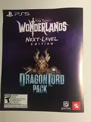 Tiny Tina's Wonderlands Dragon Lord Pack DLC (PS5) (NO GAME) Brand New!