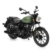 METEOR 350 MINIATURE FIREBALL MATT GREEN (SCALE MODEL 1:12) TOY BIKE