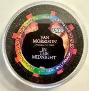 Casino Chip, Hard Rock $100 "Van Morrison" Casino Legends Hall of Fame