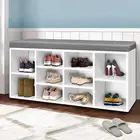 Shoe Rack Storage Cabinet Organiser Bench Storage Rack Cupboard Shelf 10 Pairs
