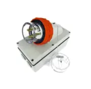 10A 3 Phase 4 Pin Round Industrial Electrical Appliance Inlet Socket