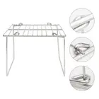 Gas BBQ Grill Rack Stainless Steel Barbecue Grill Camping Fire Pit Grill