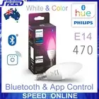 PHILIPS Hue White & Color Ambiance 470 E14 Candle Bulb - (Bluetooth & WiFi)