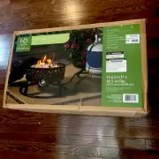 HD Designs Portable Gas Fire Pit 18.5 Inch Round NIB!