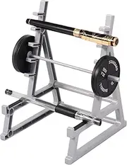 Squat Rack Pen Holder Mini Squat Rack Desk Pen Organiser with Barbells Funny Barbell Rack Ornaments Gym Theme Desk Pen Holder Creative Desktop Storage Shelf for Home Office Desk。