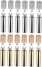 Beaupretty 12pcs Bottle Glass Essential Oil Perfume Containers Sturdy Travel-friendly for Fragrances Easy Use Sealing Properties