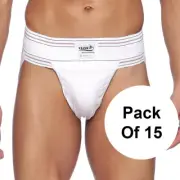 Athletic Wolf Cotton Stretchable Gym Supporter Jockstraps With Cup Pack of 15 AU
