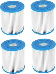 ORFOFE 4Pcs Pool Filter Replacement Professional for Inflatable Pools Durable Design Efficient Micro Particle Trapping Compatible