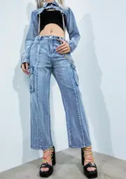 [Poster Grl] Break The Ice Cargo Jeans