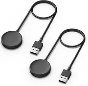[2 Pack 1M] Magnetic Charger for Samsung Galaxy Watch 6 Chargers&Galaxy Watch 5 Chargers&Galaxy Watch 4 Chargers, Replacement USB Charging Cable Dock for Galaxy Watch 6/5 Pro/5/4/3/Active 2