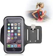 Mobile Phone Case Jogging Sports Armband Mobile Phone Holder Arm for iPhone 15/14/13/12/11 Pro/X/8 Galaxy S24/S23/S22 FE Mobile Phone Armband Jogging for Running (4.7 Inches)