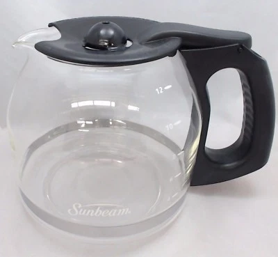 132739-000-000 - Sunbeam 12 Cup Black Coffee Maker Decanter