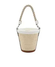 Maison Margiela Fire Bucket Drawstring Shoulder Bag One size white
