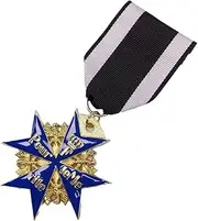 [FOTN] Reproduction Prussian Knight Pour Le Merite Blue Max Medal Award Medal Collectible Gift for Collector, metal, no gemstone