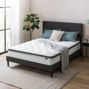 Zinus Queen Mattress 25cm Deluxe Bonnell Inner Spring