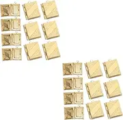 [OATIPHO] 2sets Locket Pendant Charms for Jewelry Making Bulk Photo Locket Charms Book 10pcs*2