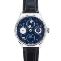 在飛比找蝦皮購物優惠-男士手錶手錶葡萄牙 IW502121葡萄牙表鉑金藍面機械表