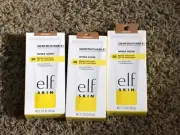 elf SKIN Suntouchable Whoa Glow Sunscreen & Primer Sheer Bronze exp 12/25 3 pack